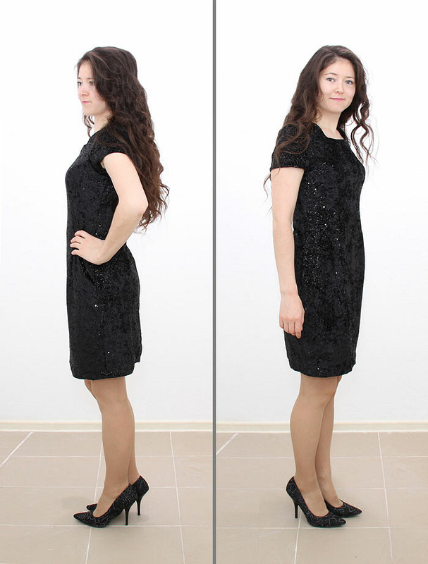 Маленькое чёрное платье с пайетками. от Suzanna-Suzy