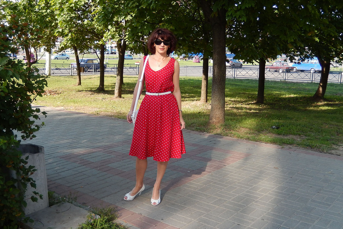 Моё платье в горошек. от julia.golubkova