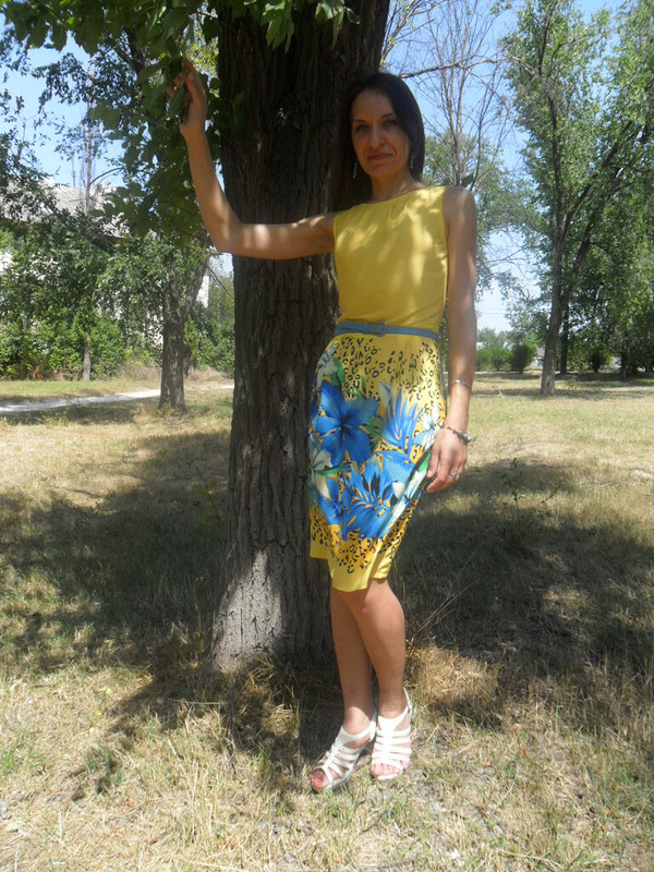 Желтое платье от Марина Море
