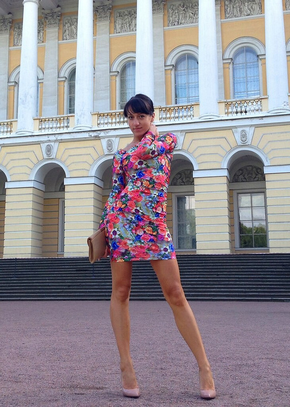 Клумба на платье от Evgenya