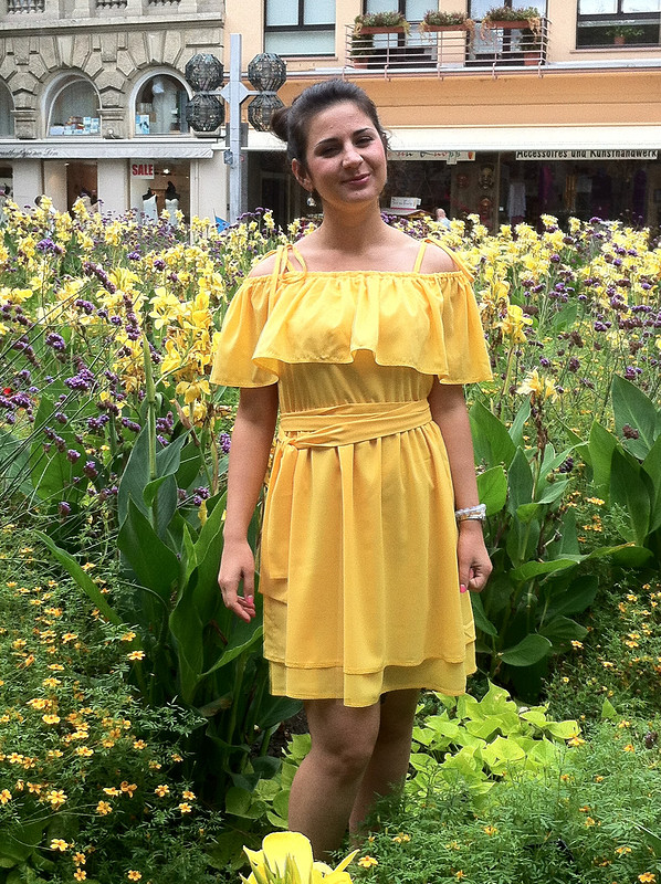 Солнечное платье от shefflera