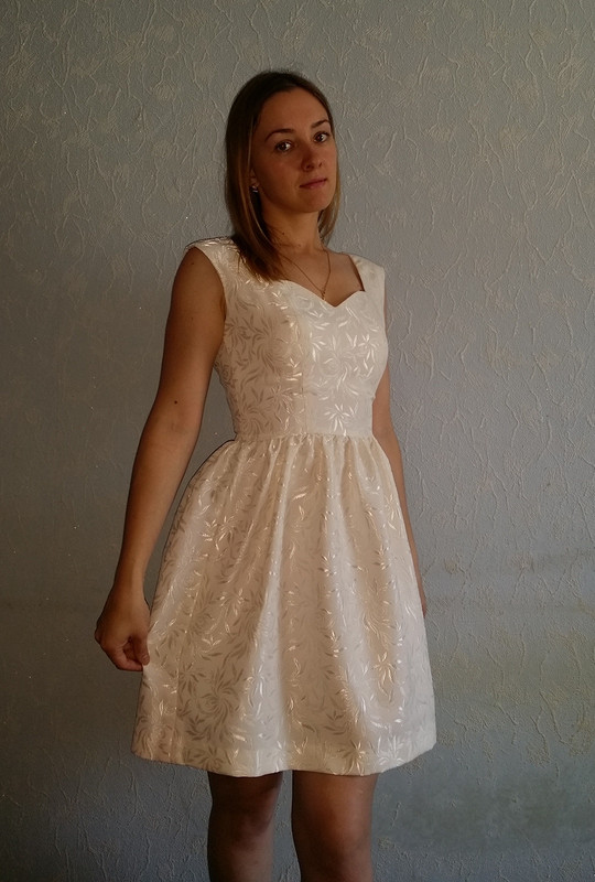 Молочное платье от ЮлияАндреевна