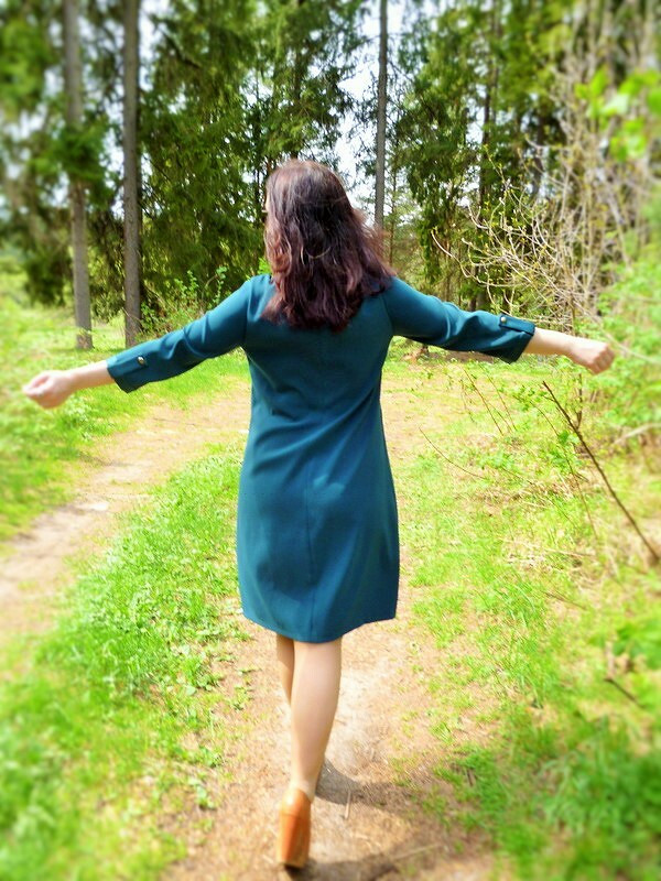 Зеленое-синее платье! от y__neskladovae 
