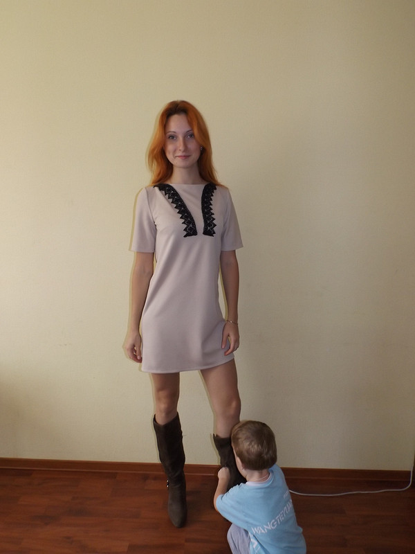 Осеннее платье-футляр от Martinova_Alenka