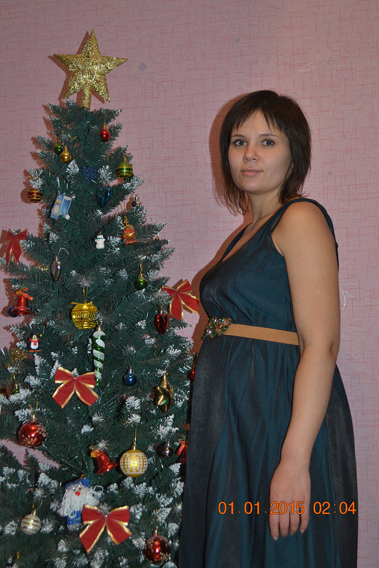 Новогоднее платье для нового статуса от Karina