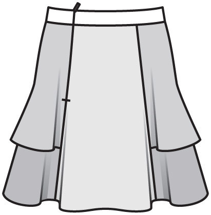 Расклешенная юбка – шьем шаг за шагом