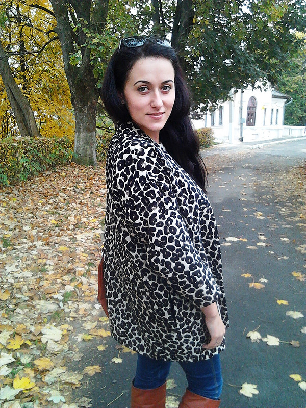 Леопардовое легкое пальто от Svitlana Q