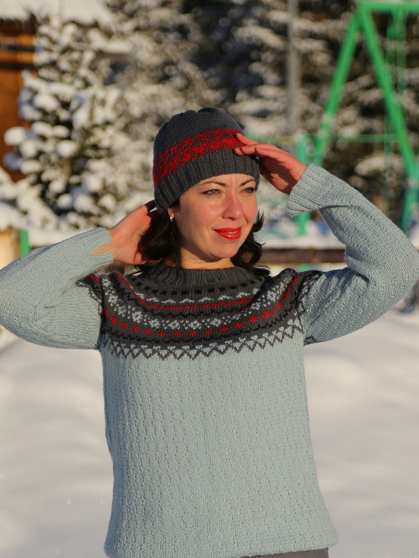 Пуловер с норвежским узором от Irma_bonita