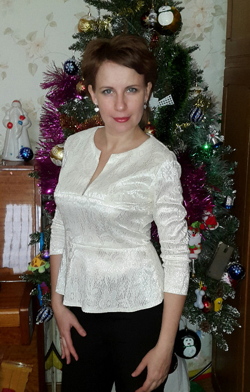 Новогодняя блуза от Natal-ya