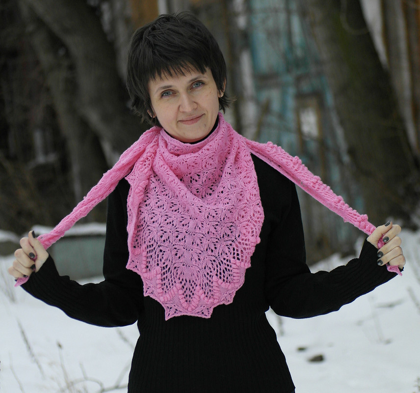 Шаль Цветочное Эхо (Echo FIower Shawl)