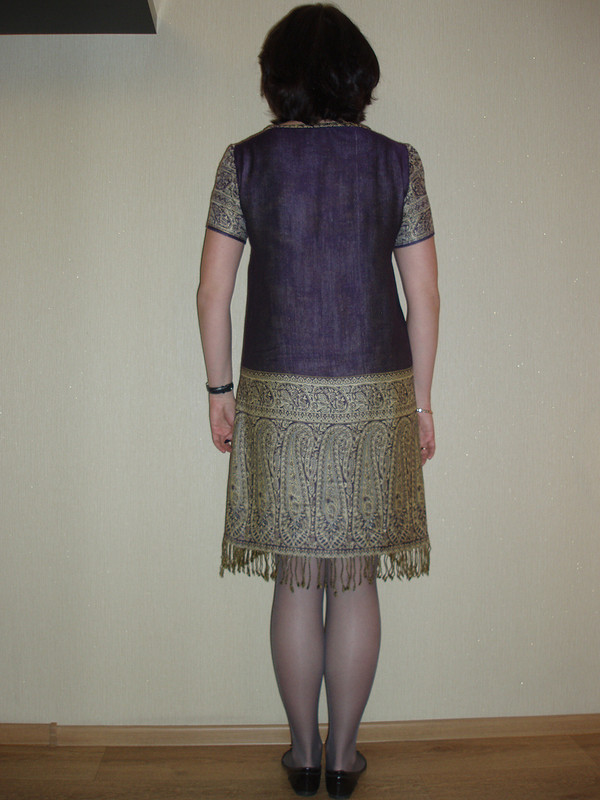 Платье из палантина от nata-71
