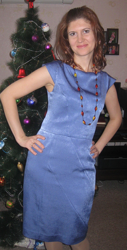 Голубое платье от Мелания
