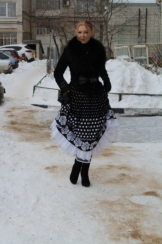 Пышная юбка в горох от OlesyaChebotaryova