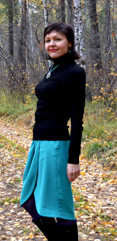 Мятная юбка от Любаева Светлана