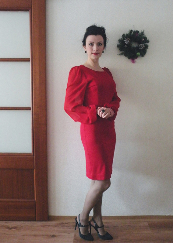 красное платье от TatyanaK