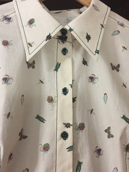 Блузка с мухами