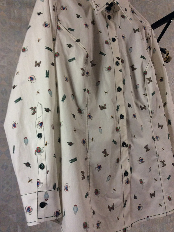 Блузка с мухами от Nadevda