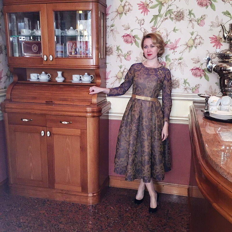 Модное ретро 50-е. Платье Грейс ко дню рождения) от stepzlatik