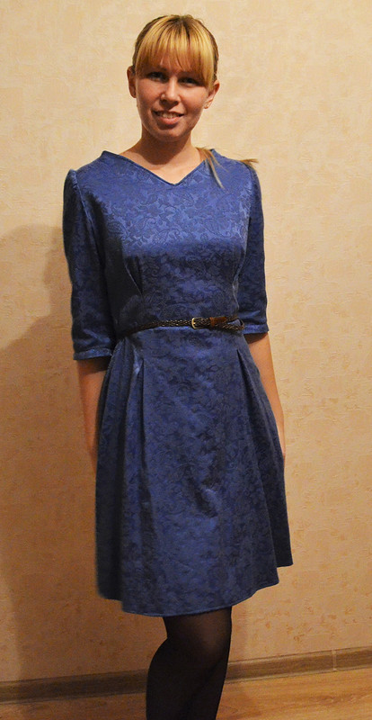 Синее платье от Олечкааааа
