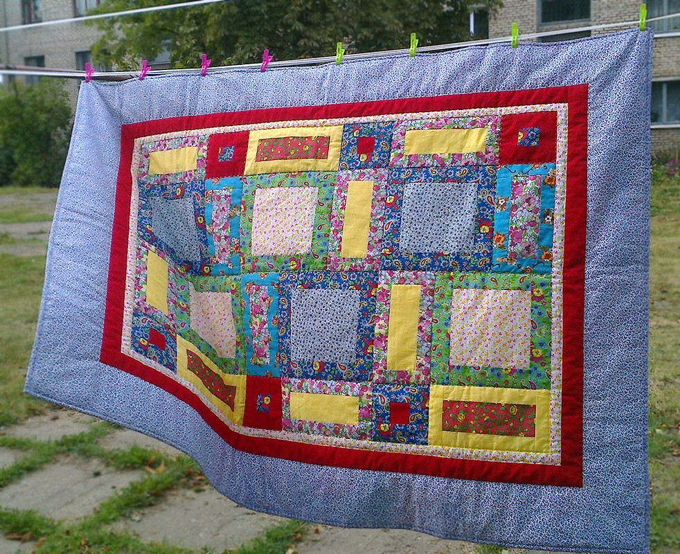 Лоскутное одеялко «Бабушкино» от Любовь Kakava