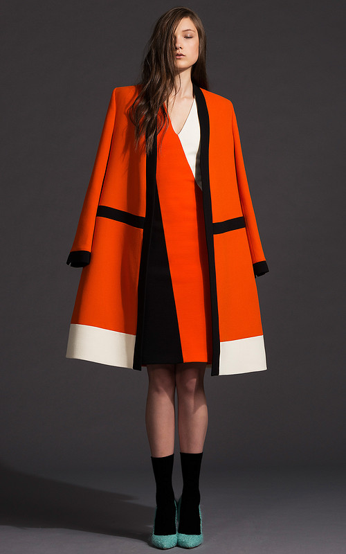 Пальто в Mondrian-style от Анжела LC