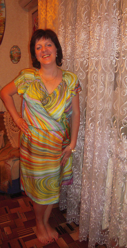 Радужное платье от Люлёк