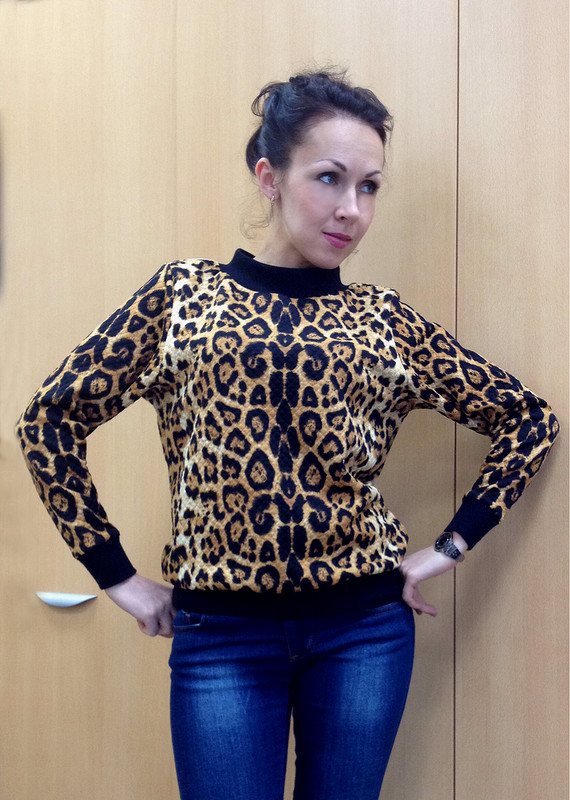 Леопардовый свитшот от wardrobecreator