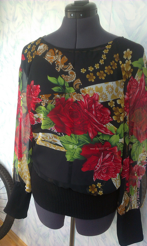Шифоновая блуза «Розы» от Svetochka-U