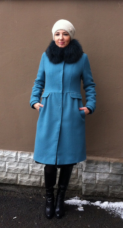 Пальто голубое от Nebesnaia_ptichka