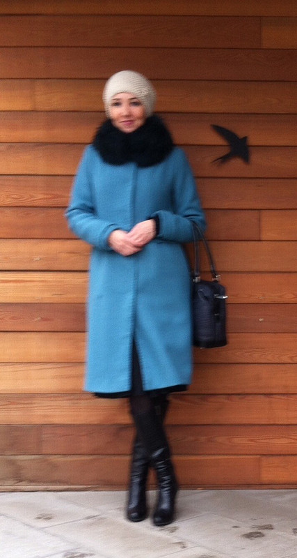 Пальто голубое от Nebesnaia_ptichka