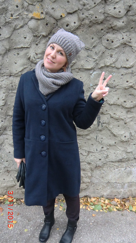 Утепленное пальто от Pravdinka