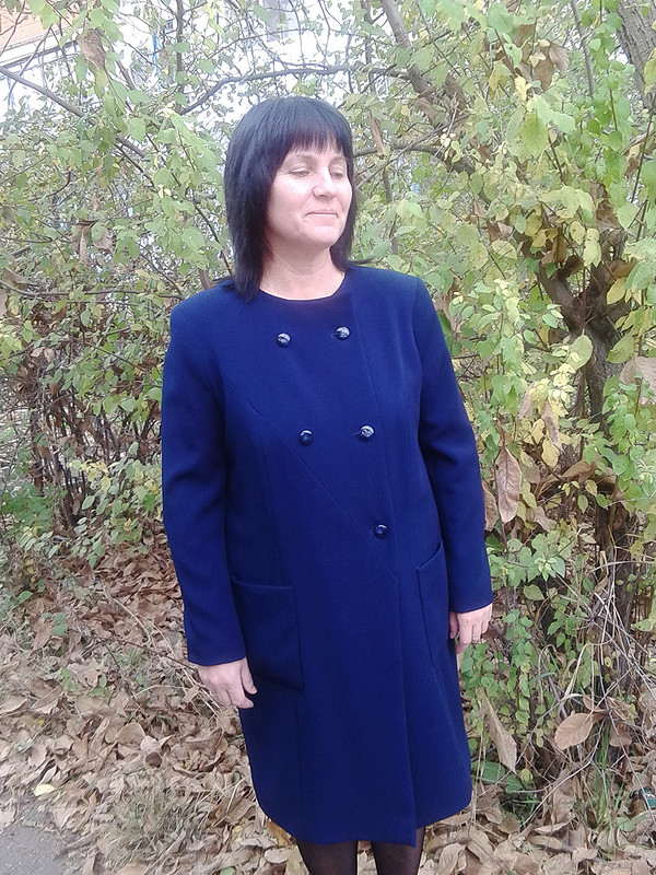 Синее пальто от natasokolova
