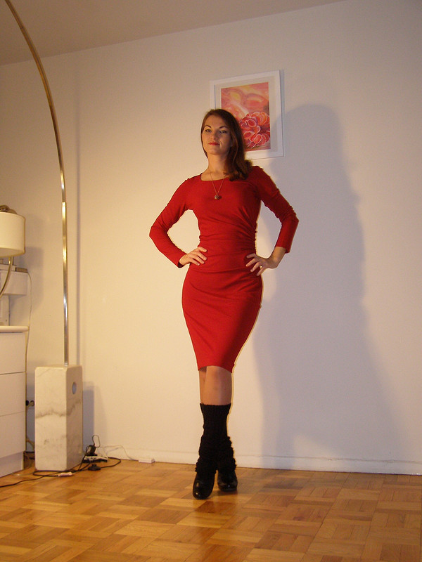 Красное платье от Teterev