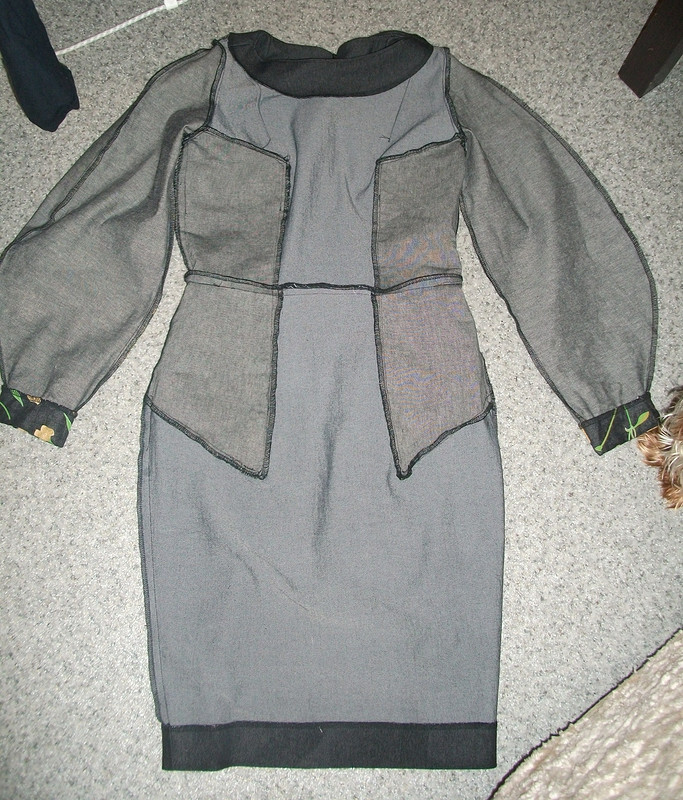 Платье  со вставками от Tanyaka555
