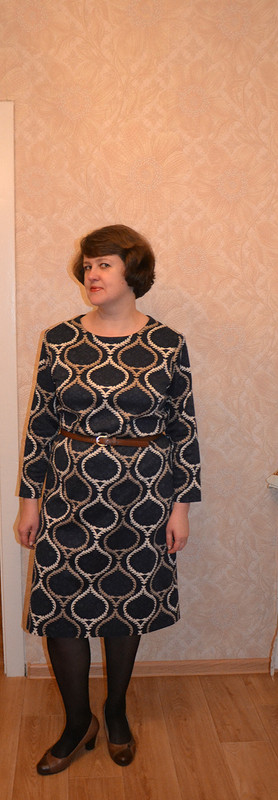 Платье с круглым вырезом горловины от Elena_42