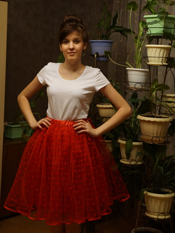 Красная юбка от Булавина Людмила
