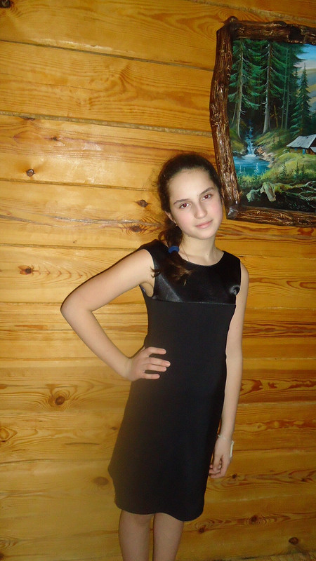 Маленькое черное платье для дочери от elina