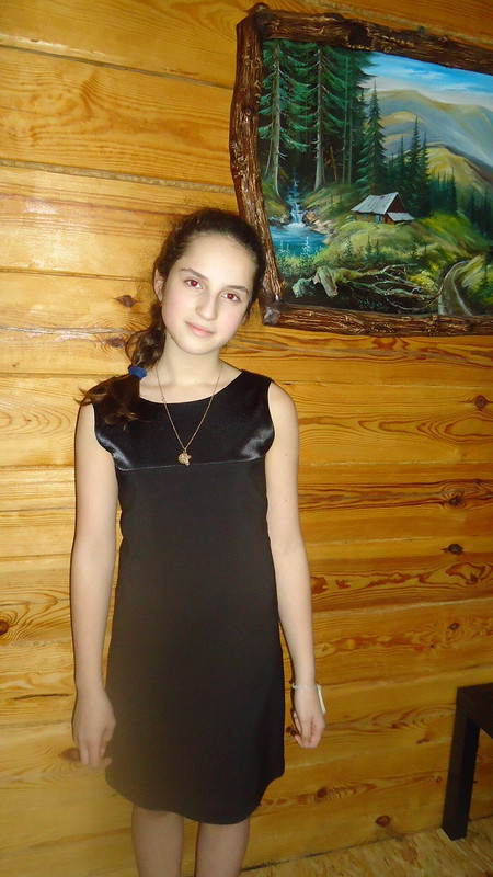 Маленькое черное платье для дочери от elina