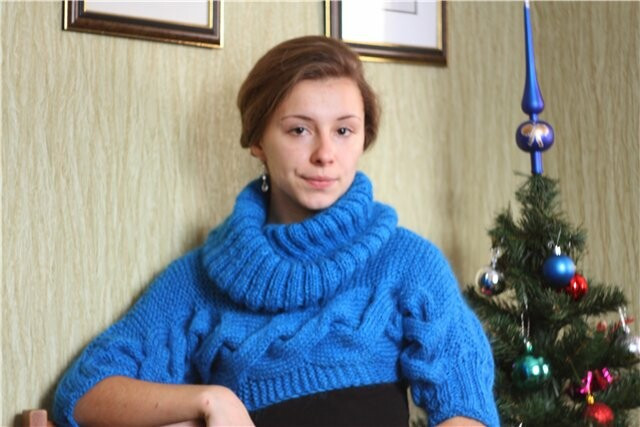 Пуловер поперек от Вита Смелая