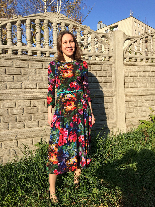 Цветочное платье от Katerina M