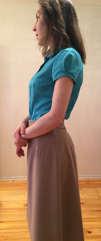 Бирюзовая блузка от Katerina M