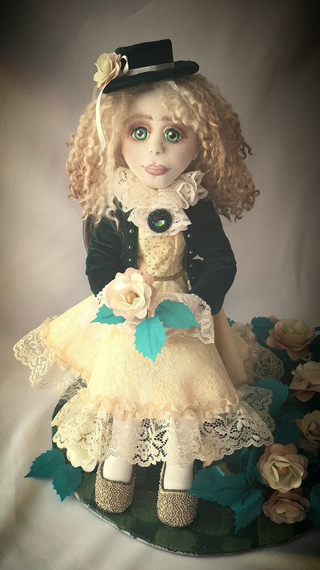 Кукольная композиция «Роза» от Aneta