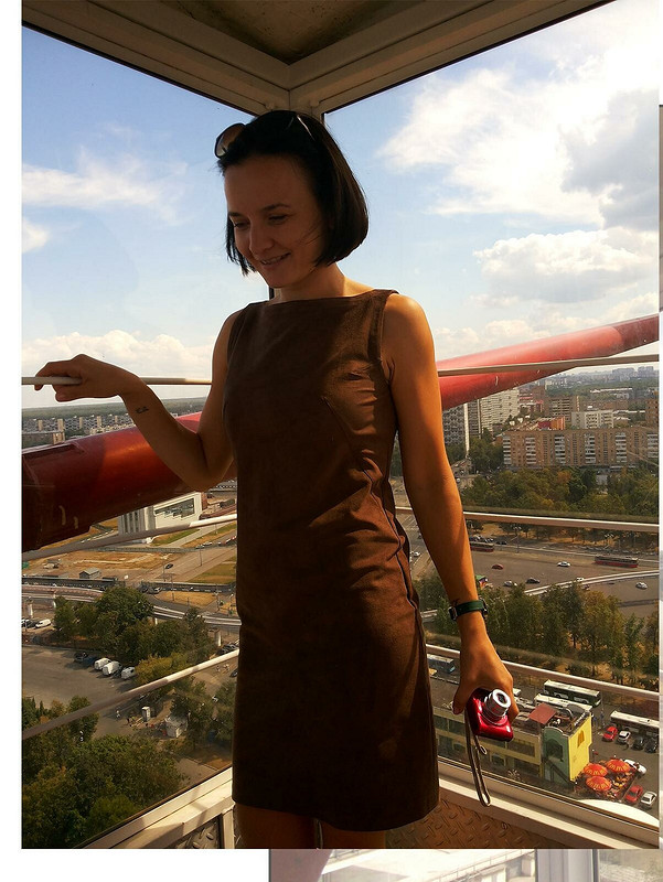 Замшевое платье от Kuznetsova