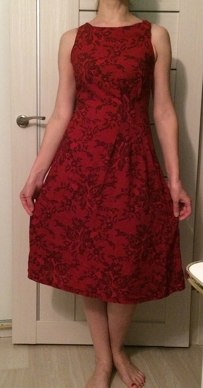 Платье цвета спелой вишни от Tatiana98