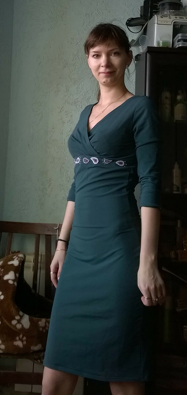 болотное платье от Semicvetik