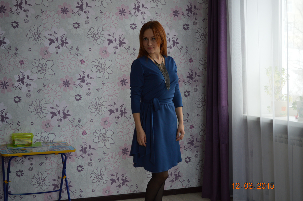 Платье с запахом от Olga Demidenko