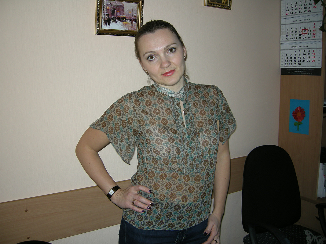 Шифоновая блузка от Lalika