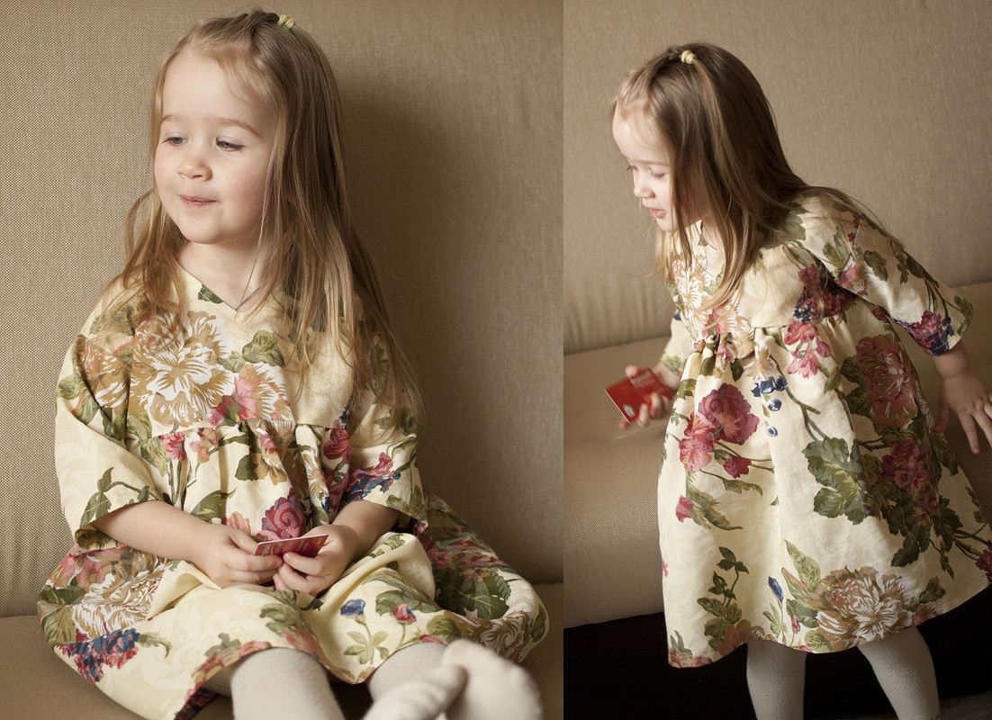 Цветочное платье для дочери от Анастасия Морозова