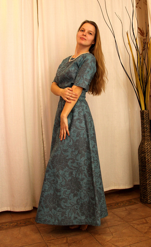 Льняное платье от Elenka777