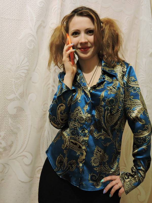 Шёлковая блузка от olga_butenko